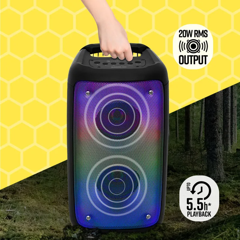 Zebronics Bluetooth Speaker 20w Barrel 150 view 3